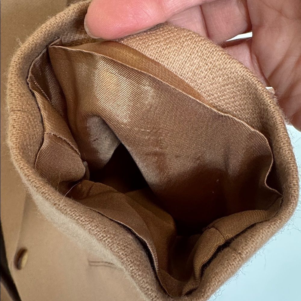 Sag Harbor Vintage Women’s Tan 100% Pure New Virgin Wool Blazer Jacket Size 16 - Picture 12 of 12